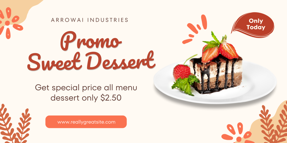 Banner Promo Sweet Dessert